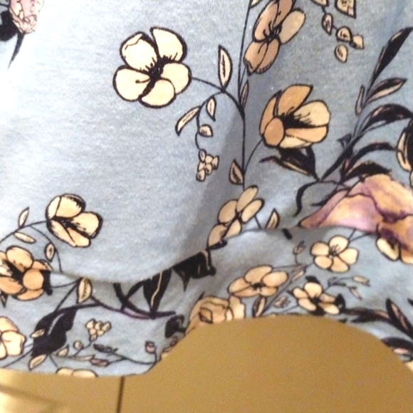 Vicki Wayne Floral Top 2X - Picture 4 of 7